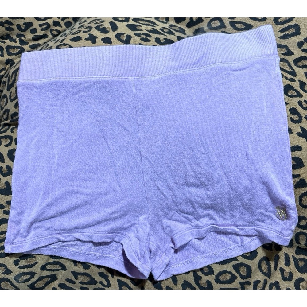 Victoria's Secret Vintage Lavender Soft Cotton Boy‎ Shorts Pajama Bottoms, Small